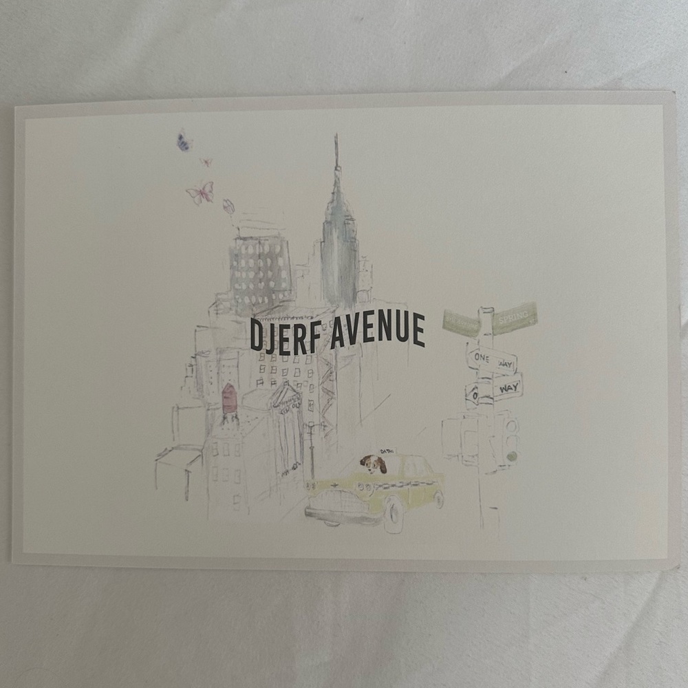 Djerf Avenue Exclusive NYC Postcard